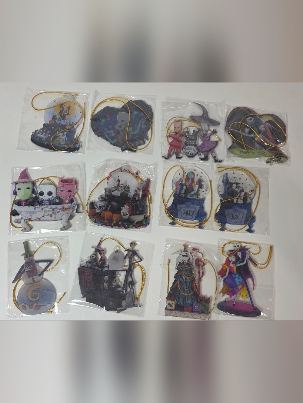 🎄 The Nightmare Before Christmas Flat Ornaments New